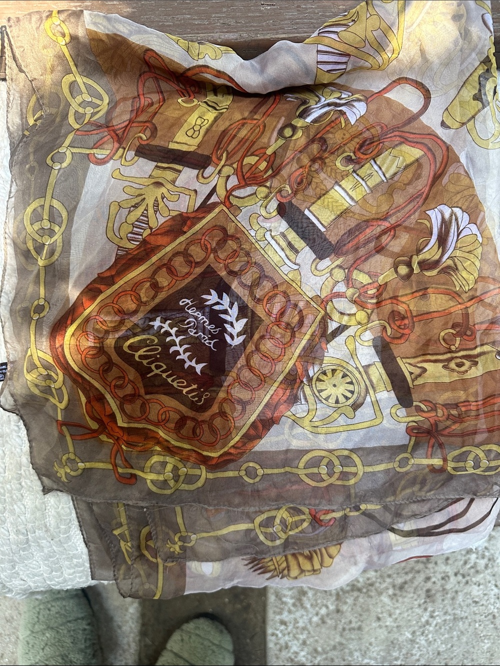 HERMES Cliquetis Scarf - Picture 7 of 7